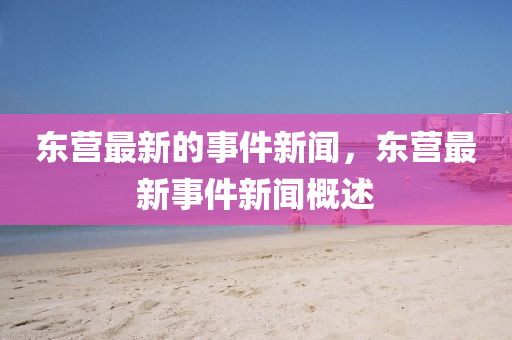 東營最新的事件新聞，東營最新事件新聞概述