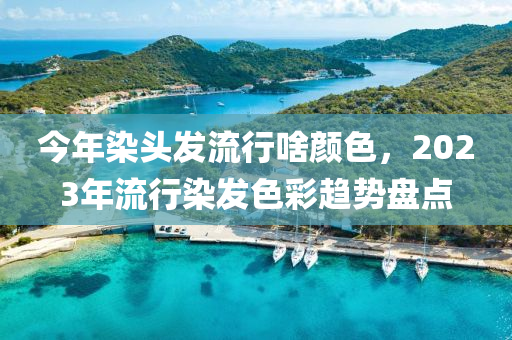 今年染头发流行啥颜色，2023年流行染发色彩趋势盘点