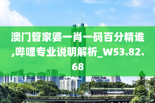 澳门管家婆一肖一码百分精谁,哔哩专业说明解析_W53.82.68